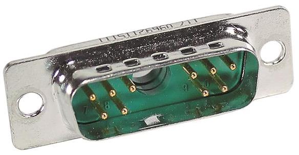 HARTING-09692117111 Steckverbinder, D-Sub Conn D-Sub M 10Signal/1Cavity POS Solder Cup ST Panel Mount 10 Terminal 1 Port