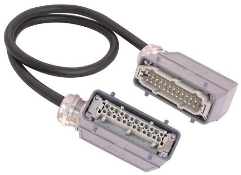 HARTING-20871461302100 Assemblaggio cavo Altro Copper cable (round) Pre-assembled on both sides Cable length 1 m