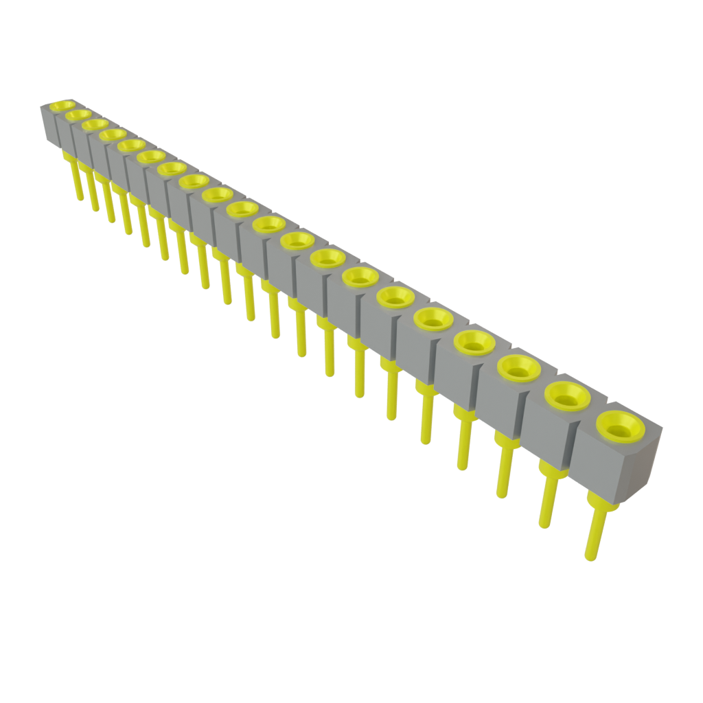 Samtec-SS-120-T-2 Steckverbinderleisten und Leiterplattenbuchsen Conn Socket Strip SKT 20 POS 2.54mm Solder ST Top Entry Thru-Hole Tube