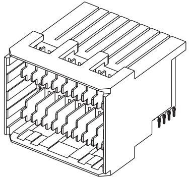 TE Connectivity-1926271-1 Connector Backplane MINI PAK HDE BackPlane Connectors