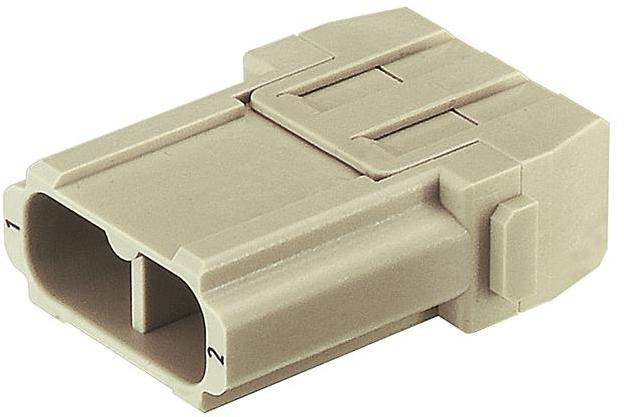 HARTING-09140023002 Steckverbinder, rechteckig Conn Rectangular M 2 POS Crimp ST Cable Mount Han-Modular® Bag