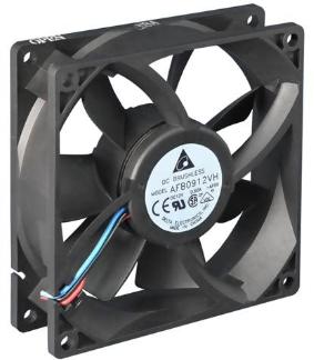 Delta Electronics-AFB0924SH-A Gebläse und Lüfter DC Fan Axial Ball Bearing 24V 14V to 26.4V 102.59CFM 53dB 92 X 92 X 25.4mm