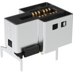 Amphenol-G03VP1322HR Connector Card Edge Multi-Trak Connector, SP Type Vertical, SMT
