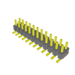 Conn Unshrouded Header HDR 24 POS 2.54mm Solder ST Top Entry SMD Tube