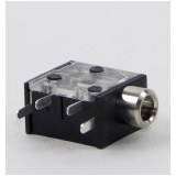 Switchcraft-35RAPC3BVN4 Connettore audio e video Conn 3.5MM Stereo Jack F 3 POS Solder RA Thru-Hole 3 Terminal 1 Port