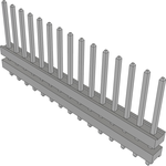 Conn Board Stacker HDR 15 POS 2mm Solder ST Top Entry Thru-Hole Bulk