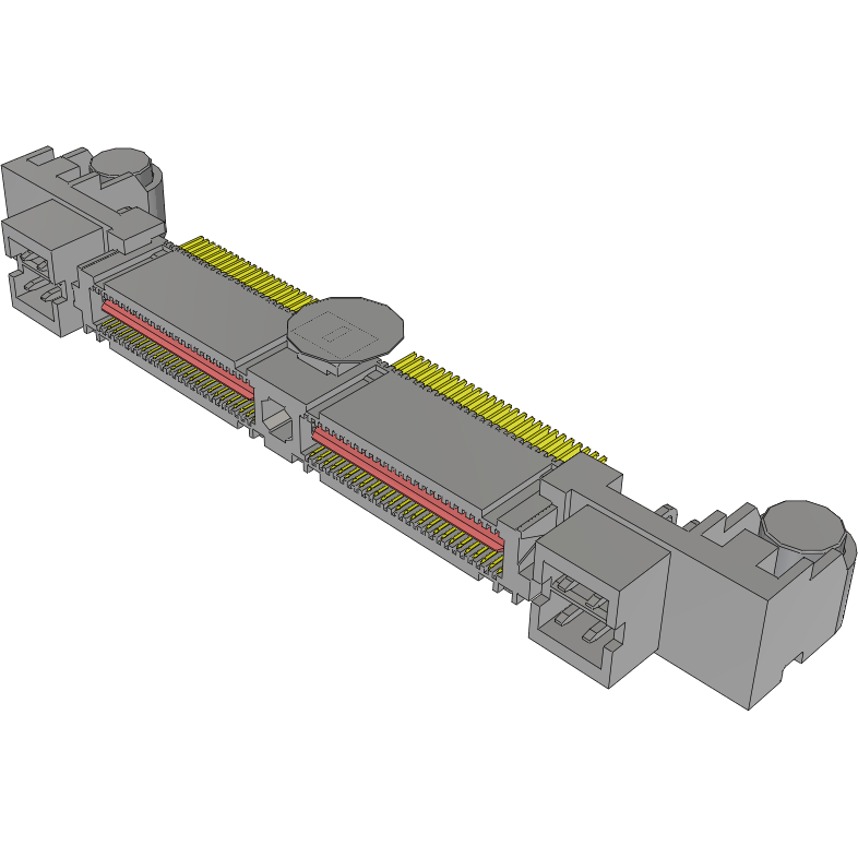 Samtec-QMS-052-01-SL-D-RA-PC4-K Connector Headers and PCB Receptacles Conn Micro High Speed Terminal Strip HDR 8Power/52Signal POS Solder RA Side Entry SMD/Thru-Hole Tray