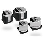 Cap Aluminum Polymer 56uF 63VDC 20%( 8 X 10.2mm) SMD 0.022 Ohm 3.3A 4000h 135°C Automotive AEC-Q200