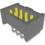 Conn Shrouded Header HDR 8 POS 2mm Solder RA Thru-Hole Tube