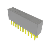 Conn Socket Strip SKT 20 POS 2.54mm Solder ST Top Entry Thru-Hole Bulk