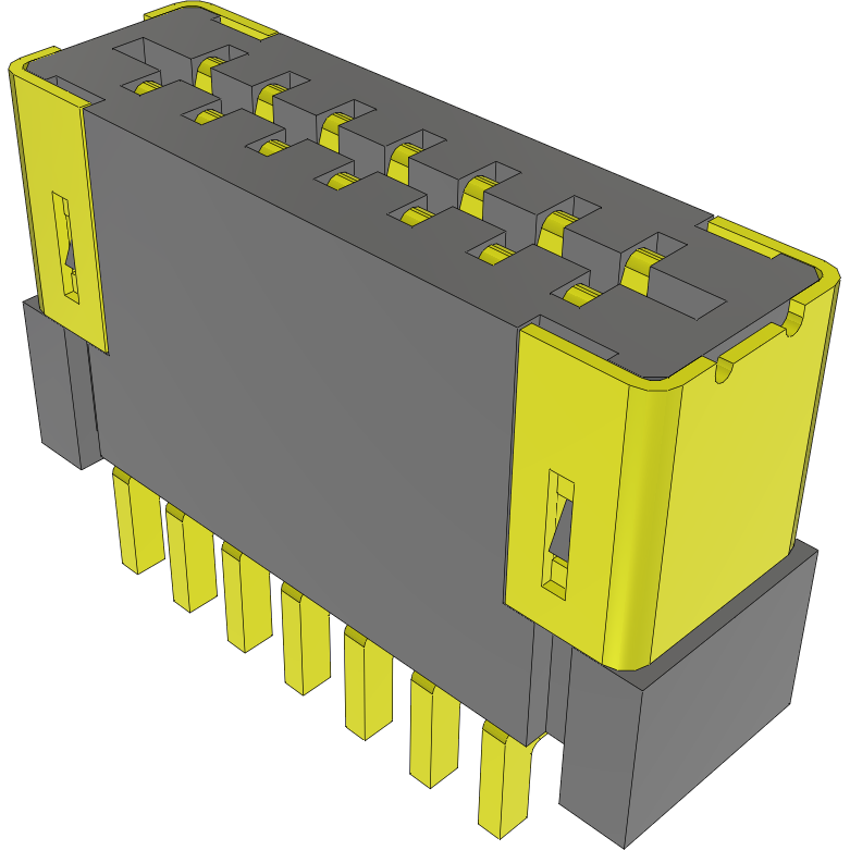 Samtec-FC1-07-L2-T-WT Raccordement FCC-FPC Conn FFC/FPC Connector SKT 7 POS 1mm Solder RA SMD Tube