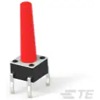 TE Connectivity-FSM16JAH Tastschalter Switch Tactile OFF (ON) SPST Round Button PC Pins 0.05A 24VDC 100000Cycles 2.55N Thru-Hole Loose