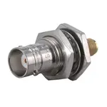 Conn BNC-SMA Adapter 0Hz to 4GHz 50Ohm ST Panel Mount F/F Gold Single