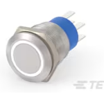 TE Connectivity-AV1920E124Q04 Botón pulsador Flush Pushbutton Switch