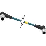 Cable Assembly Circular 3m 24AWG M12 Circular to M12 Circular 4 to 4 POS M-M Micro-Change