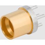 Conn SMP 0Hz to 26.5GHz 50Ohm Solder ST Thru-Hole PL Gold Over Nickel Tray