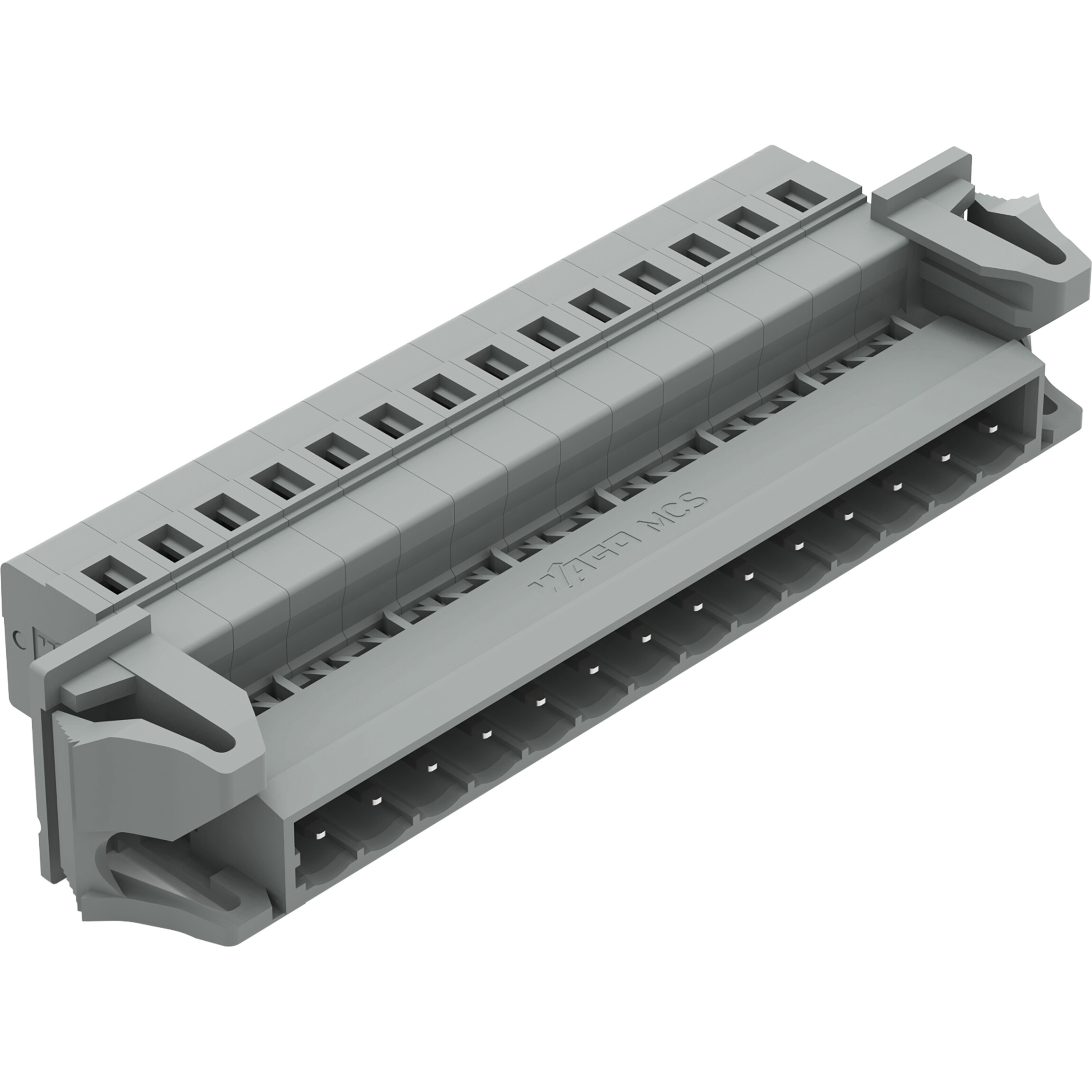 WAGO-231-614/114-000 Steckverbinder, Klemmenblöcke Conn PC Terminal Block M 14 POS 5mm Spring Clamp ST Panel Mount 15A Box