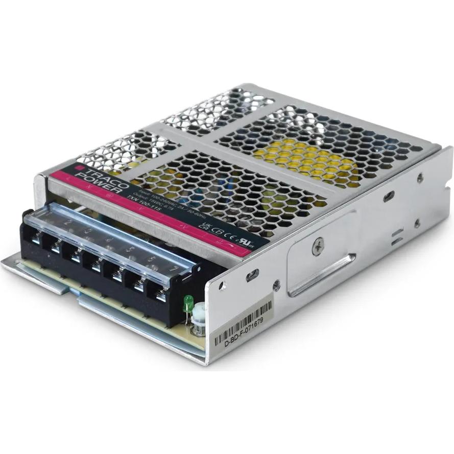 TRACO Electronic AG-TXN 100-105 交流至直流电源供应器 AC/DC Power Supply Single-OUT 5V 16A 80W 7-Pin