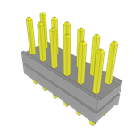 Conn Board Stacker HDR 12 POS 2mm Solder ST Top Entry Thru-Hole Bulk