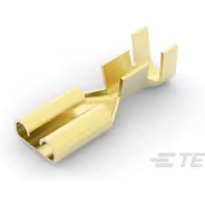TE Connectivity-63654-1 连接器端子 Quick Disconnect Terminal 16-20AWG Brass F Reel/Strip