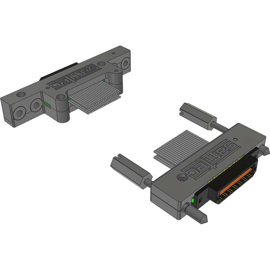 Samtec-EQDP-014-09.00-TPU-TED-5-S Kabelbaugruppen Koaxial Cable Assembly Coaxial 0.229m 30AWG Board to Board to Board to Board M-M Q PAIRS® Bag