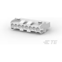 TE Connectivity-926308-3 Carcaza de cables discretos de conector Conn Housing RCP 8 POS 6.35mm Crimp ST Panel Mount Natural Bag