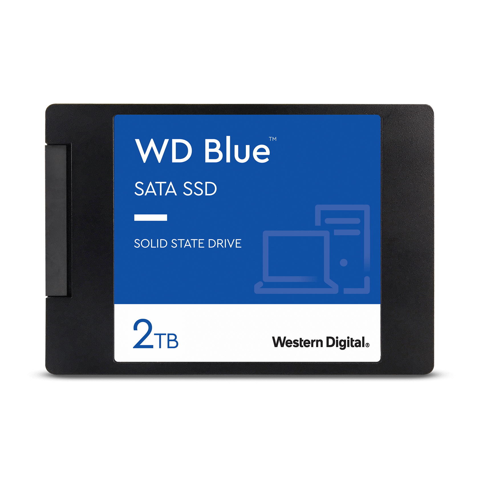 Western Digital-WDS200T2B0A Unidades de estado sólido Solid State Drive 2.5in SATA 2Tbyte 6Gbps 4480Mbps Read 4240Mbps Write 1750000h