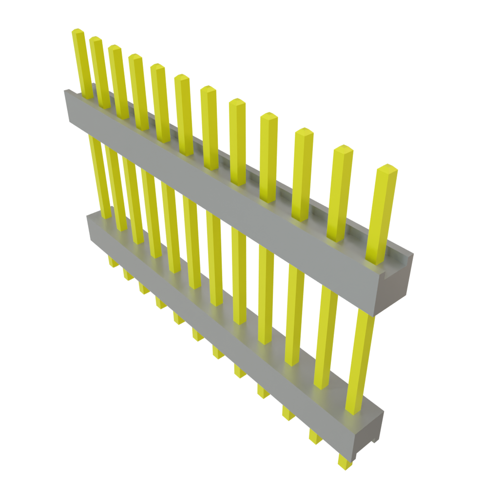 Samtec-DW-12-10-L-S-540 Steckverbinderleisten und Leiterplattenbuchsen Conn Board Stacker HDR 12 POS 2.54mm Solder ST Top Entry Thru-Hole Bulk