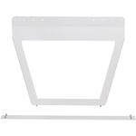 Vertical Wall Adapter, Steel, White, 500mm Product Length, 596.8mm Product Height