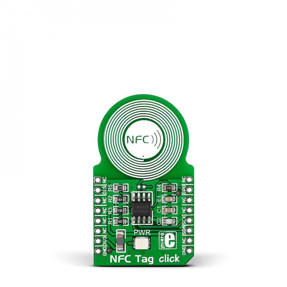 MikroElektronika-MIKROE-1726  M24SR64 NFC/RFID Tag and Transponder Click Board