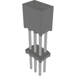 Conn Elevated Socket SKT 6 POS 2mm Solder ST Top Entry Thru-Hole Layer