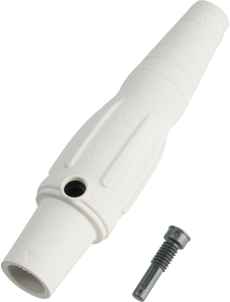 Marinco-CLSFBOOT-B Steckverbinder CLS SERIES WHITE (B) FEM BOOT W/SCREW