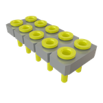 Samtec-SDL-105-G-19 Steckverbinderleisten und Leiterplattenbuchsen Conn Socket Strip SKT 10 POS 2.54mm Solder ST Top Entry Thru-Hole Tube