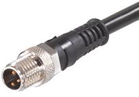 Molex-1200868634 null Cable Assembly Circular WSOR 10m 24AWG M8 Circular 3 POS M