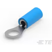 TE Connectivity-51864-4 连接器端子 Ring Tongue Terminal 14-16AWG Copper Blue 21.437mm Tin T/R