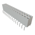 Conn Socket Strip SKT 30 POS 2.54mm Solder ST Top Entry Thru-Hole TIGER CLAW™ Tube