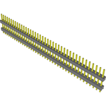 Conn Board Stacker HDR 40 POS 2.54mm Solder ST Top Entry Thru-Hole Bulk