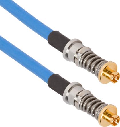 Amphenol-7032-9729 Kabelbaugruppen Koaxial Cable Assembly 0.085 Flexible Cable 0.304m SMPM to SMPM F-F