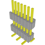 Conn Board Stacker HDR 7 POS 1.27mm Solder ST SMD Tube