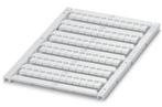 PHOENIX CONTACT-UCT-TMF 5 Steckverbinderzubehör Connector Accessories Terminal Block Marker Straight Polycarbonate White