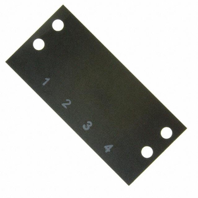 Cinch Connectivity Solutions-MS4142 Accessori per connettori Connector Accessories Marker Strip Straight
