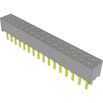Conn Socket Strip SKT 32 POS 2mm Solder ST Top Entry Thru-Hole Tube