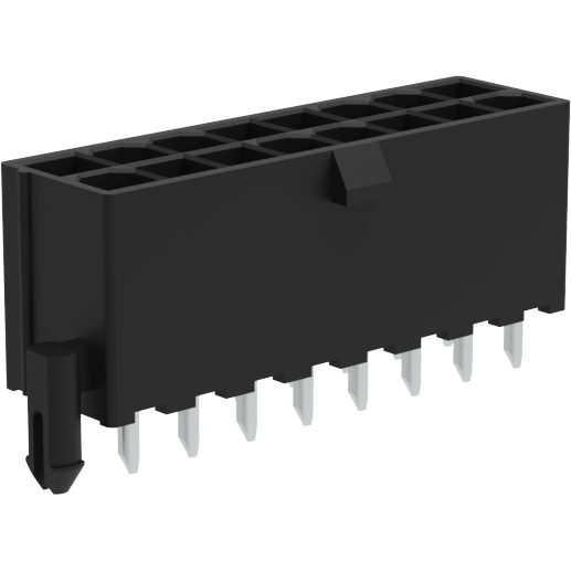 Amphenol-G87MP161215C1HR Steckverbinderleisten und Leiterplattenbuchsen Mini Power Plus 2X8 Pin Board Mount Connector Header Straight