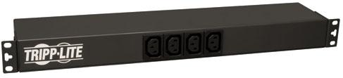 Eaton (formerly TrippLite)-PDUH20DV Unidad de distribución de alimentación PDU Basic 100V/240V 16A Horizontal Rackmount