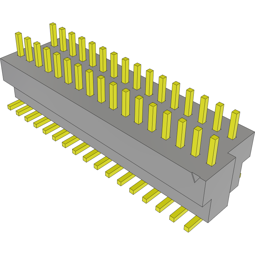 Samtec-BKT-133-04-L-V-A 连接器插头及 PCB 插座 Conn Unshrouded Header HDR 33 POS 1mm Solder ST SMD Tube