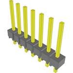 Conn Unshrouded Header HDR 7 POS 2.54mm Solder ST Top Entry Thru-Hole Bulk