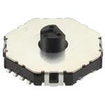 ALPS ALPINE CO., LTD-SRBD170401 Drehschalter Switch Rotary SP10T 10 Flatted Shaft Gull Wing 0.001A 5VDC T/R