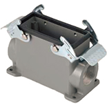 Molex-7824.7485.0 Schrumpfbalgenadapter Housing 90° 24 Shell Size Polyester Powder Die Cast Aluminum GWconnect®