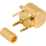 Conn Terminator Solder RA Thru-Hole RCP Gold