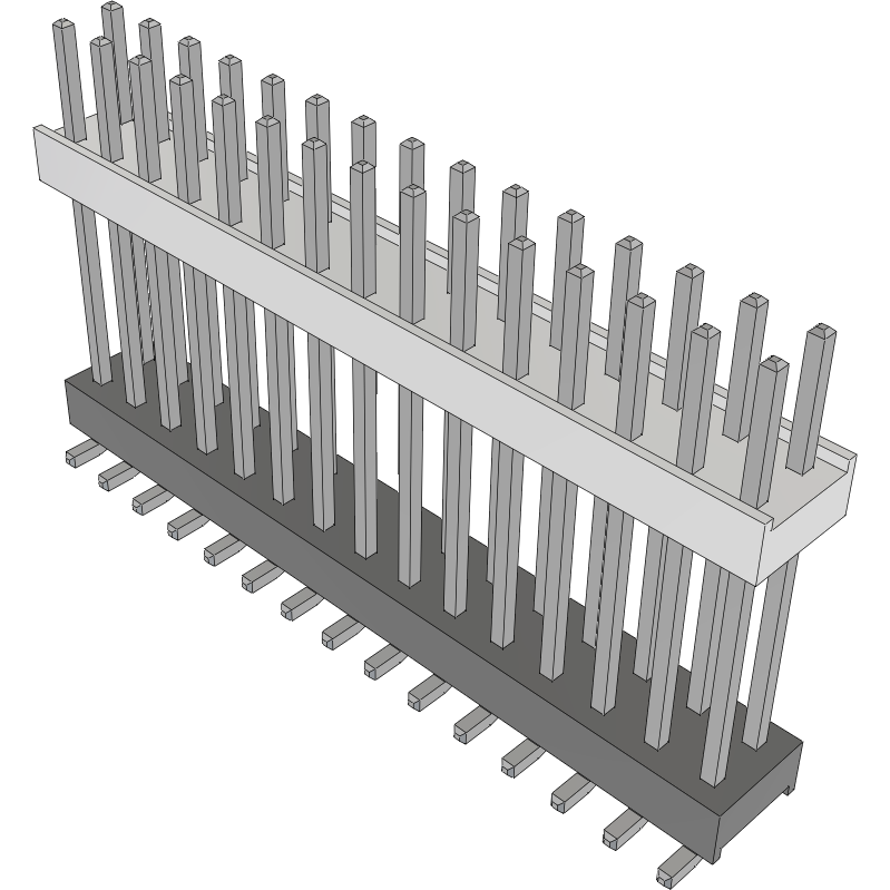 Samtec-HW-15-11-T-D-670-SM 连接器插头及 PCB 插座 Conn Board Stacker HDR 30 POS 2.54mm Solder ST Top Entry SMD Tube